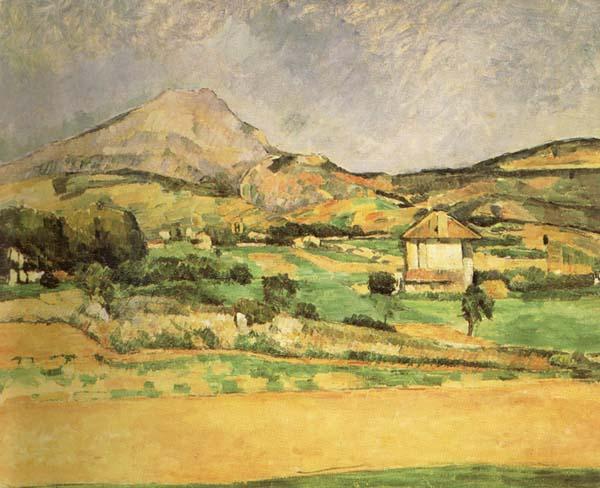 Paul Cezanne La Montagne Sainte-Victoire vue du chemin de Valcros oil painting image